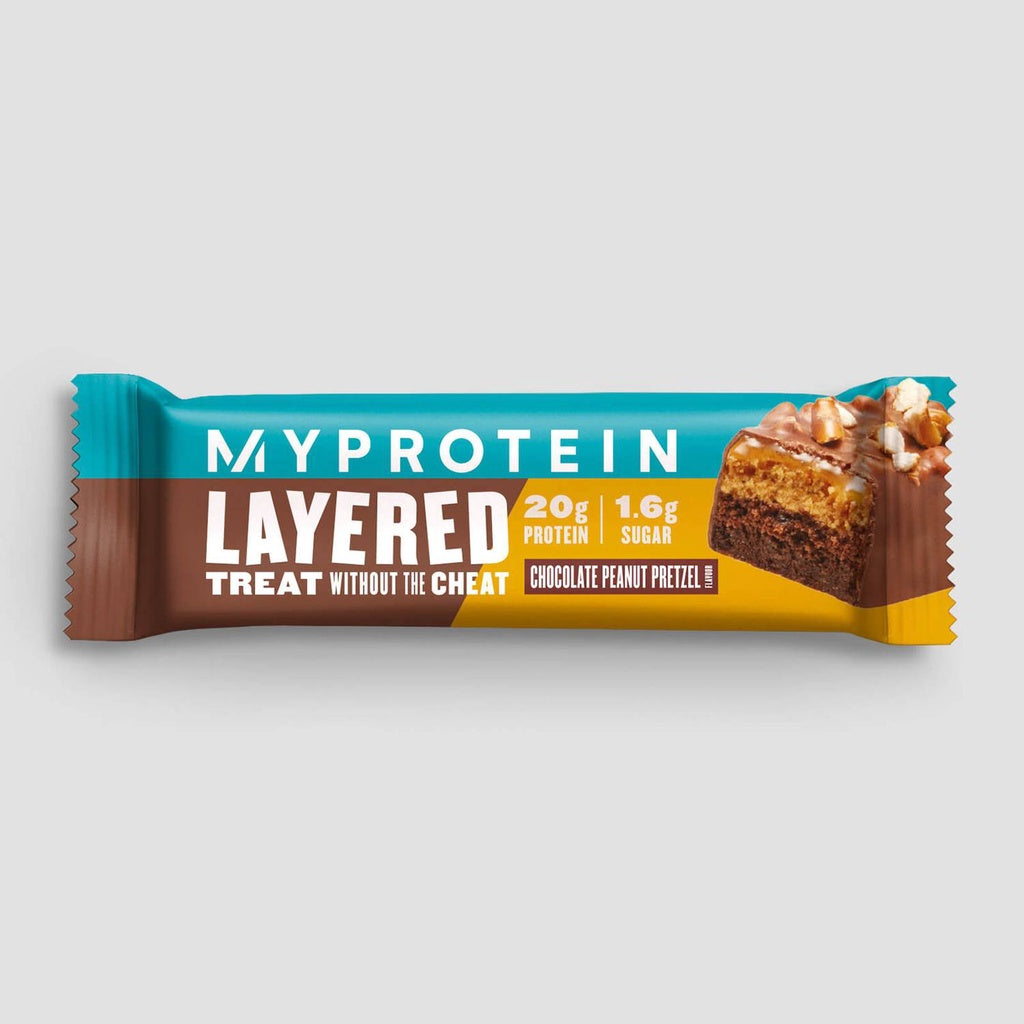 Myprotein, Layered, 3-12 bars, chocolate peanut