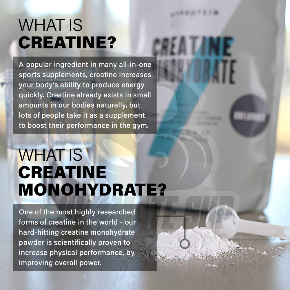 Myprotein, Creatine Monohydrate, 250g-1kg - Ultimate Sup Singapore