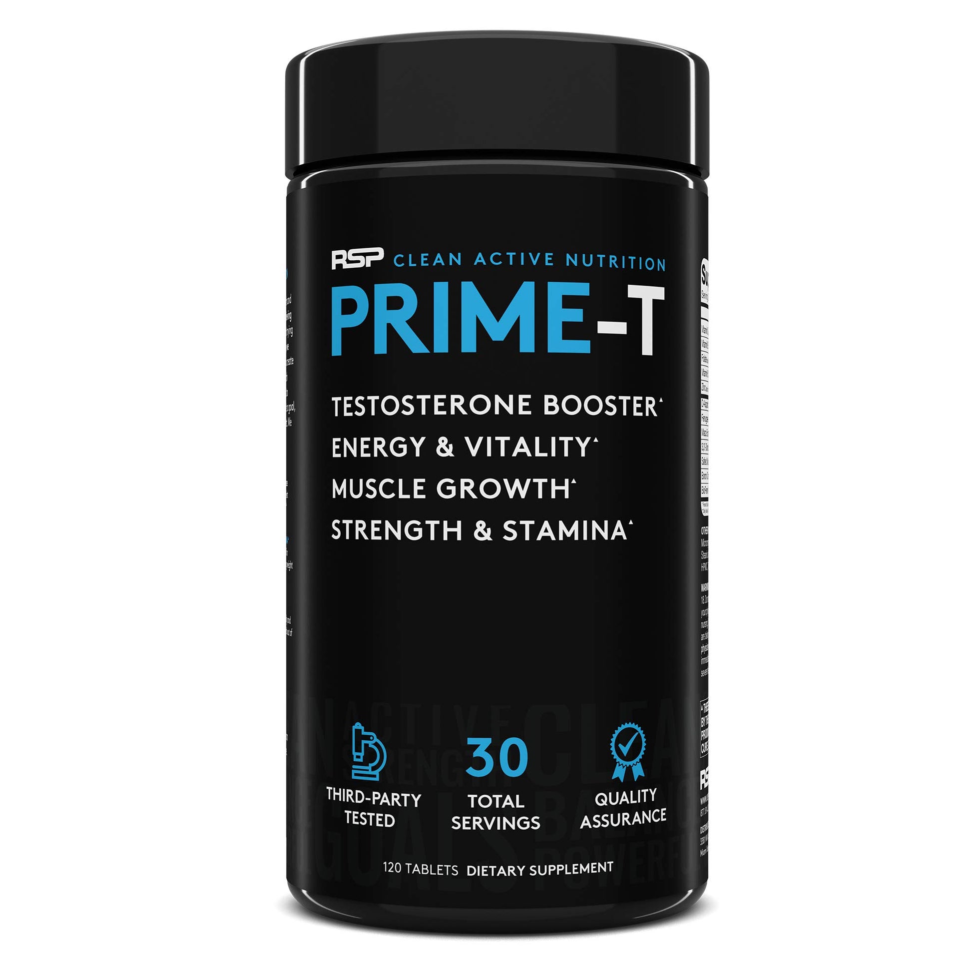 RSP Nutrition Prime T | Increase Free Testosterone | 120 tablets - Ultimate Sup Singapore