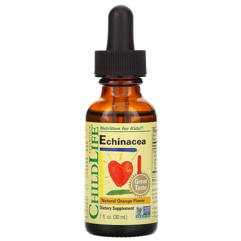 ChildLife, Essentials, Echinacea, Natural Orange Flavor, 1 fl oz (30 ml) - Ultimate Sup Singapore