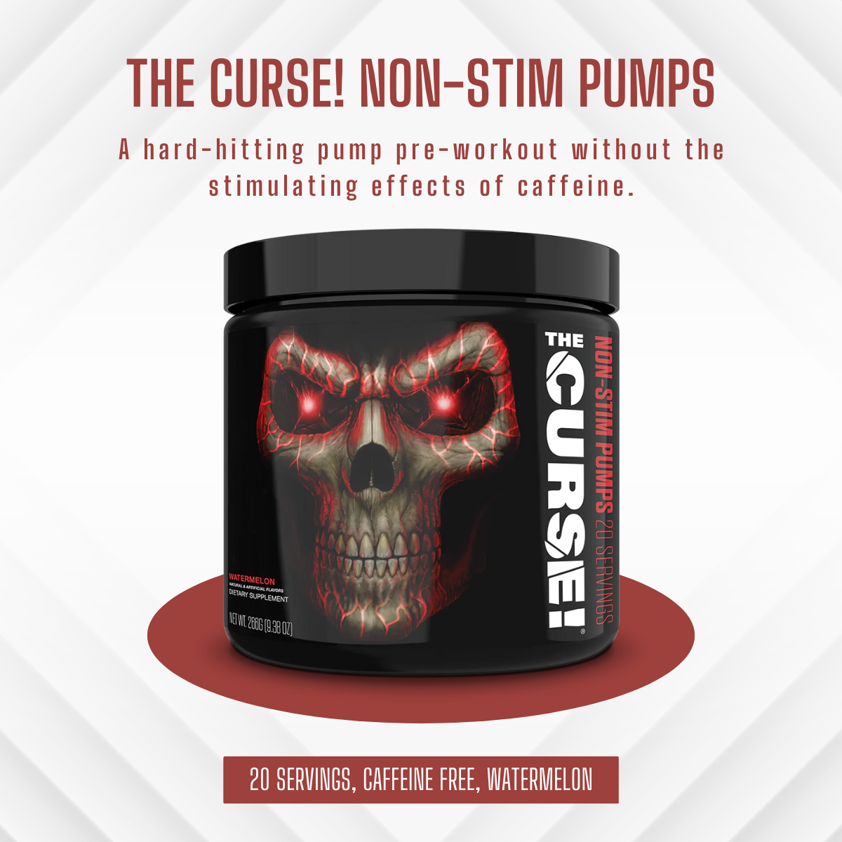 JNX Sports, The Curse! Pre Workout Supplement, 8.8 oz (250 g), watermelon