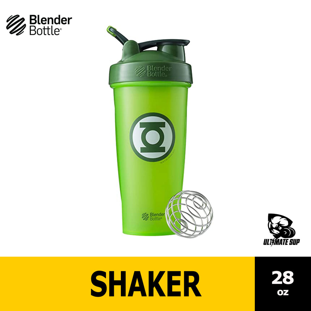Blender Bottle Justice League Superhero Special Edition | Protein Shaker | Water Bottle | Shaker Mixer Cup with Loop 28oz