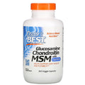 Doctor's Best, Glucosamine Chondroitin MSM with OptiMSM, 240-360 Veggie Caps - Ultimate Sup Singapore