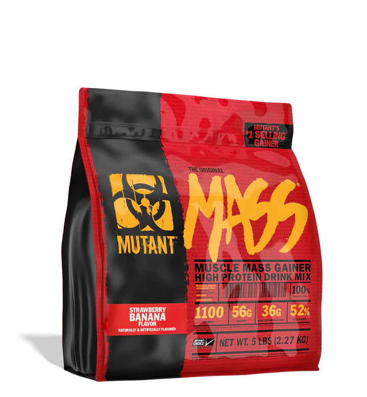 Mutant MASS, Mass Gainer, 2.27 KG (5 LBS) - 2.72 kg (6 LBS) - 6.8 KG (15 LBS) - Ultimate Sup Singapore