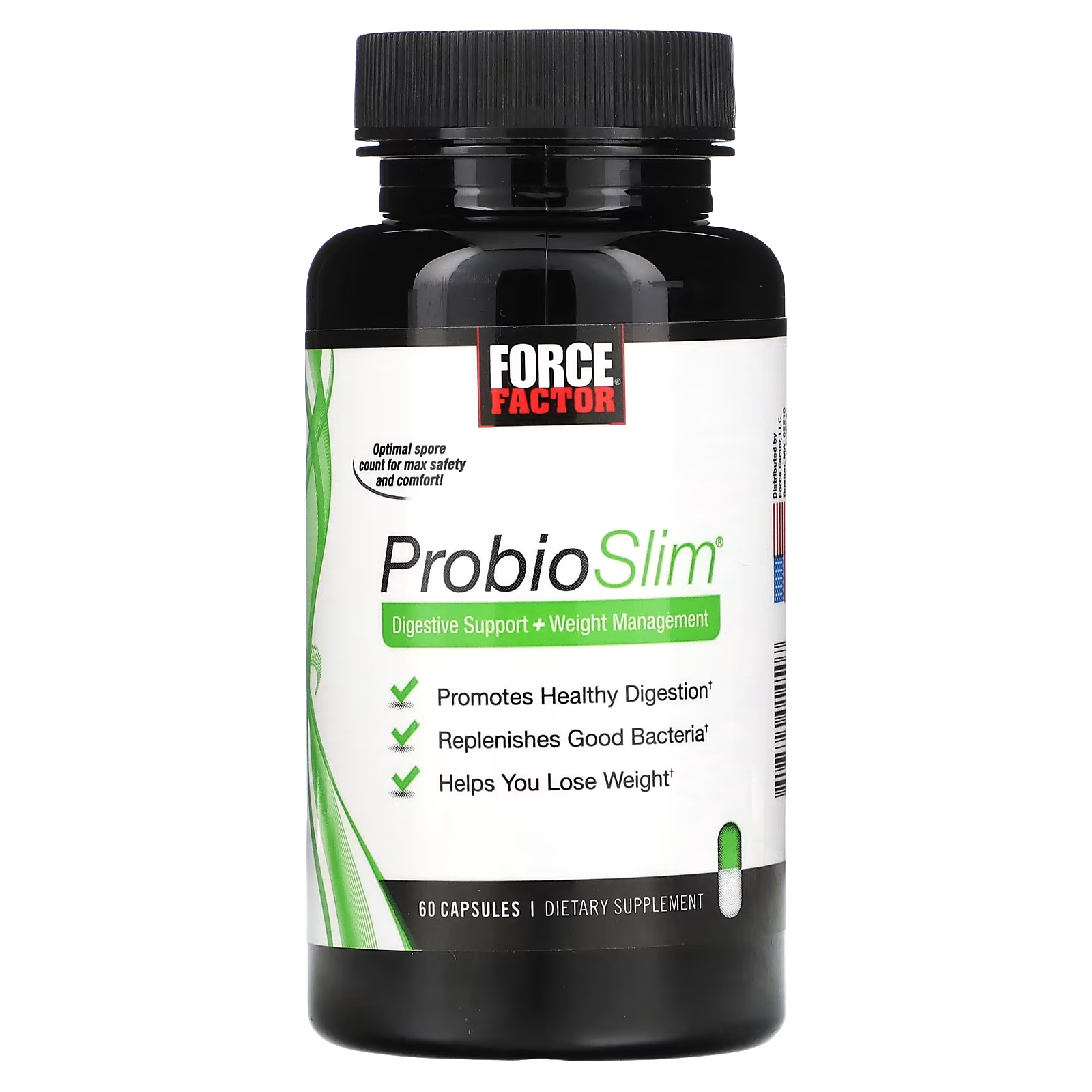 Force Factor Probioslim Prebiotic Fiber 120 Capsules 2571