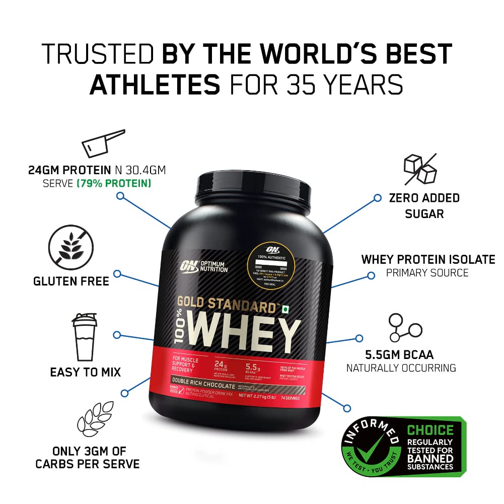 COMBO Optimum Nutrition Gold Standard 100% Whey Protein + Blender Bottle Classic V2 28oz - Ultimate Sup Singapore