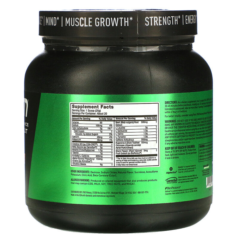 JYM Preworkout Supplement Science, 508 g - Ultimate Sup Singapore