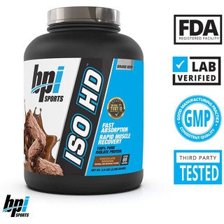 BPI Sports ISO HD Ultra-Pure 100% Whey Protein Isolate & Hydrolysate, 5lbs - Ultimate Sup Singapore