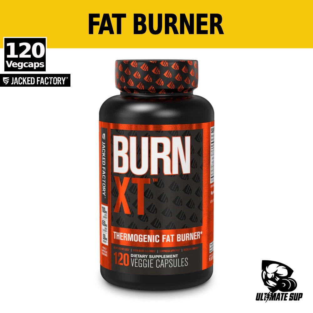 Jacked Factory Burn-XT, Fat Burner, 120 Veggie Capsules - Ultimate Sup Singapore