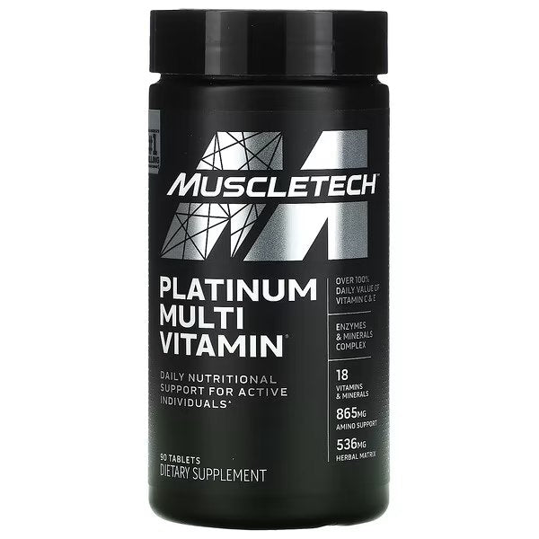 Muscletech, Platinum Multi Vitamin, 90-180 Tablets - Ultimate Sup Singapore