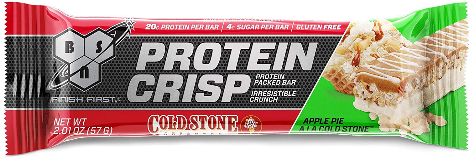 BSN, Protein Crisp, 12 Bars, 57g - Ultimate Sup Singapore