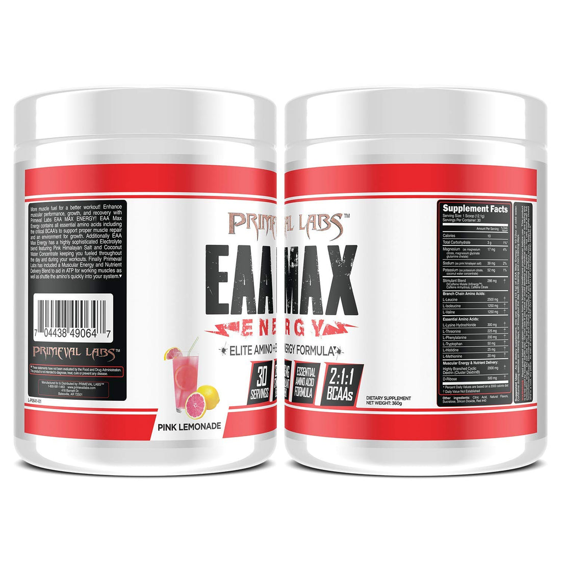 Primeval Labs EAA Max Energy To Build Muscle, Boost Energy, Support Digestive System, 30 Servings - Ultimate Sup Singapore