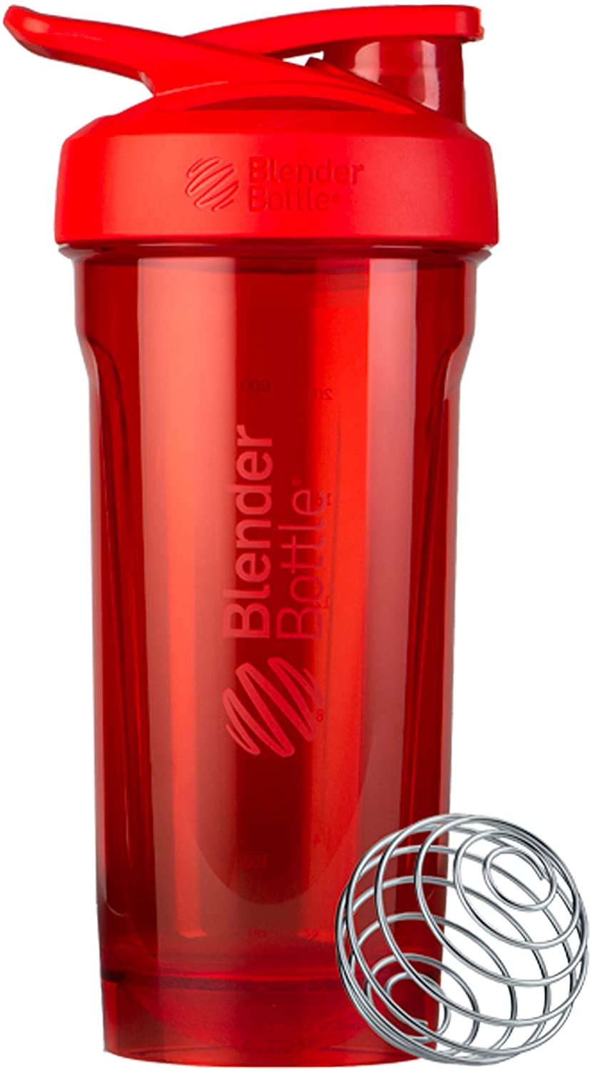 Blender Bottle STRADA Tritan Rounded Base with Lock Lid Anti Odor Protein Shaker, 28 oz - Ultimate Sup Singapore