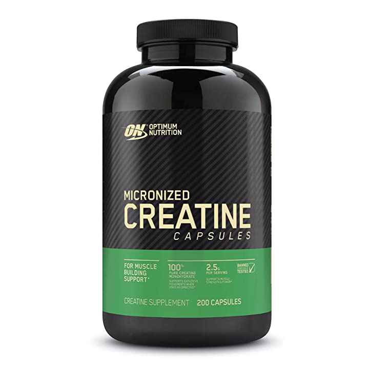 Optimum Nutrition Micronized Creatine Monohydrate Capsules 2.5 g, 100-300 Capsules - Ultimate Sup Singapore