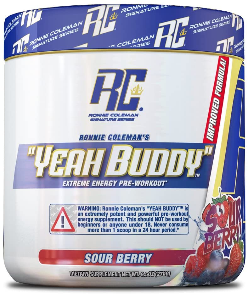 Ronnie Coleman Signature Series YEAH BUDDY Pre Workout | Mental Focus | Intense Muscle Pump | Ultimate Pre-workout - Ultimate Sup Singapore