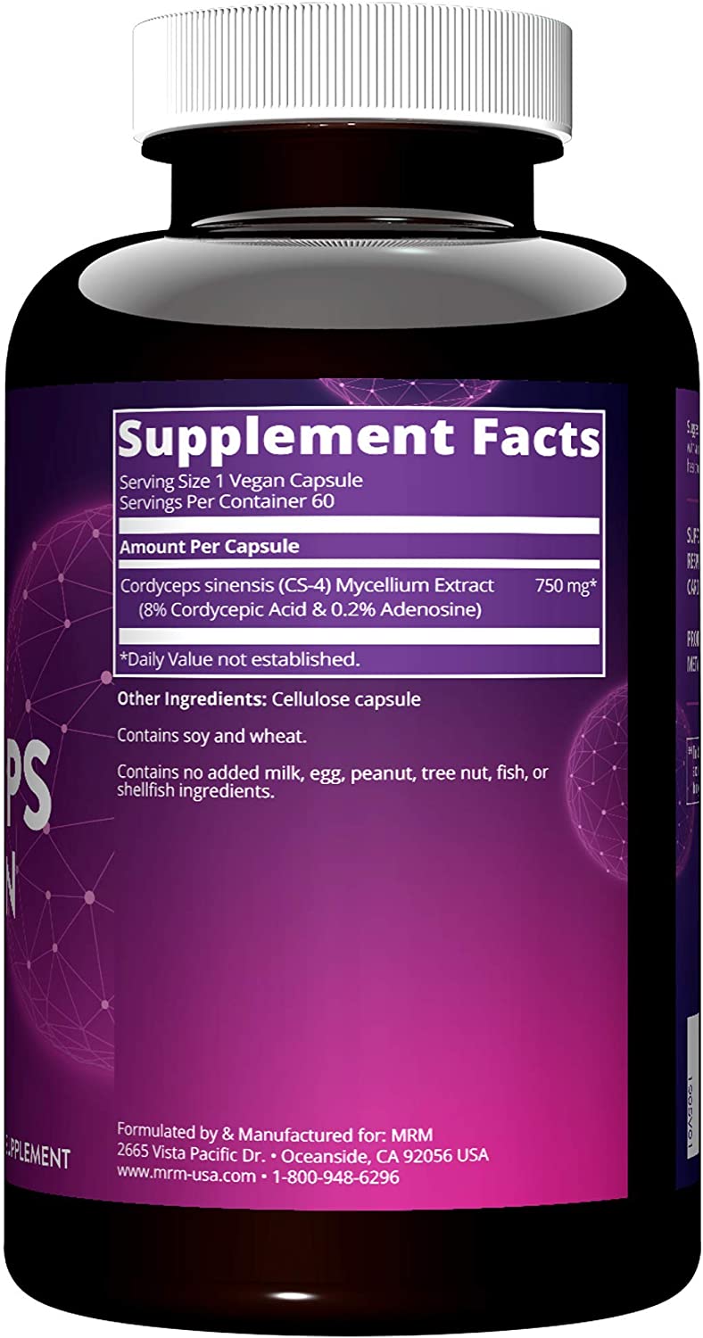 MRM Cordyceps CS4 Strain Immune | 60 Vegetarian Capsules - Ultimate Sup Singapore