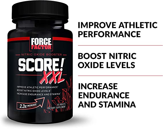 Force Factor Score!XXL For Sexual Wellness, Male Enhancement With 2.3x Increase In Nitric Oxide, 30-60 Tablets - Ultimate Sup Singapore