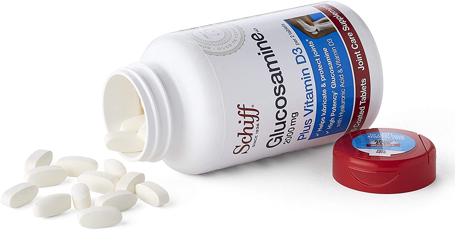 Schiff, Glucosamine, Plus Vitamin D3, Bone & Joint Support, 2000mg, 150 Coated Tablets - Ultimate Sup Singapore