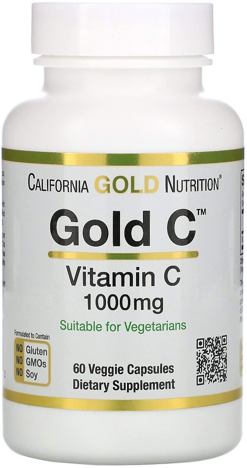 California Gold Nutrition, Gold C, Vitamin C, antioxidant, supports immune health, 750mg / 1000mg - Ultimate Sup Singapore