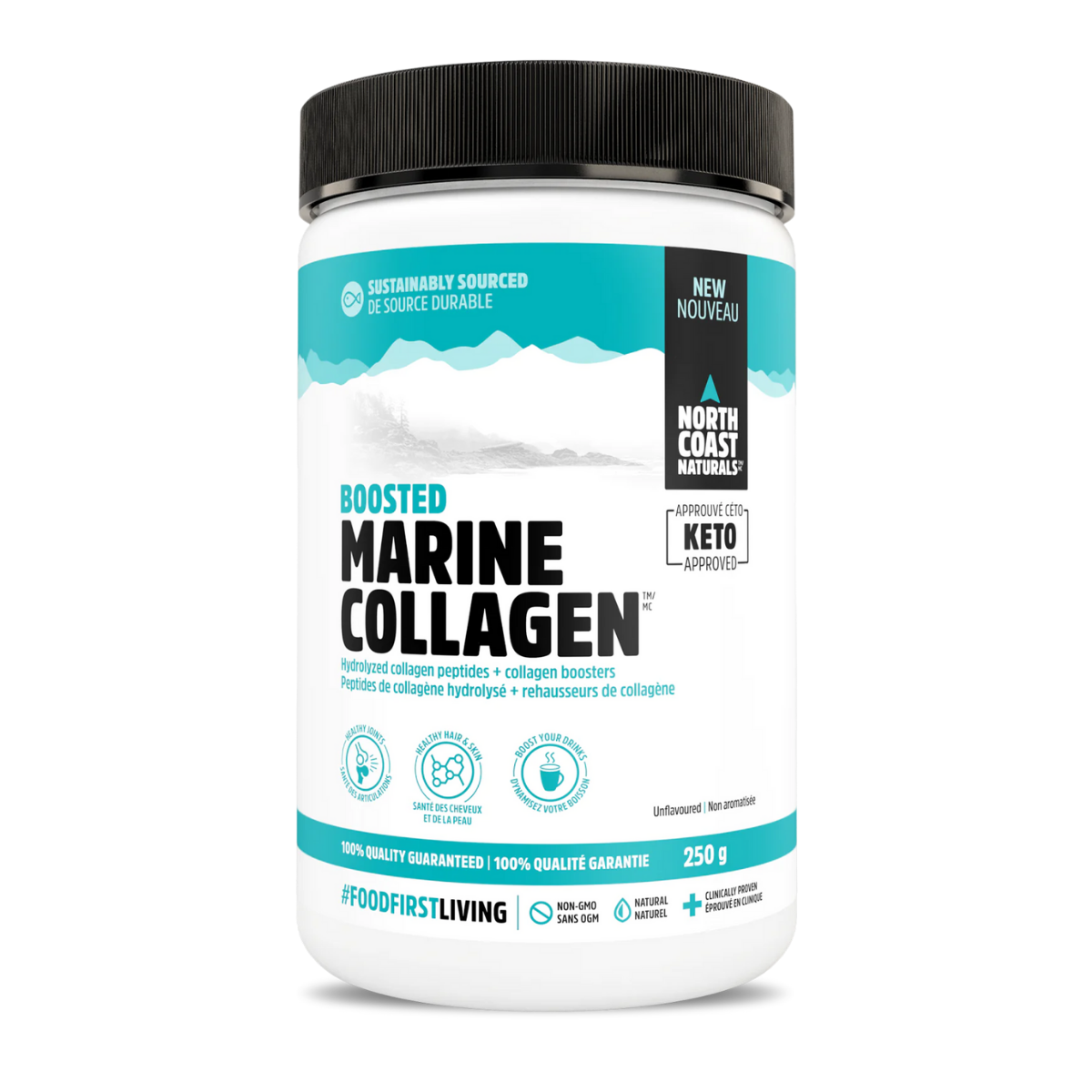 North Coast Naturals, Boosted Marine Collagen, 250g - Ultimate Sup Singapore