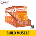 Quest Nutrition, Protein Chips, 3 Packs - 8 Packs, 32g Each, nacho chese