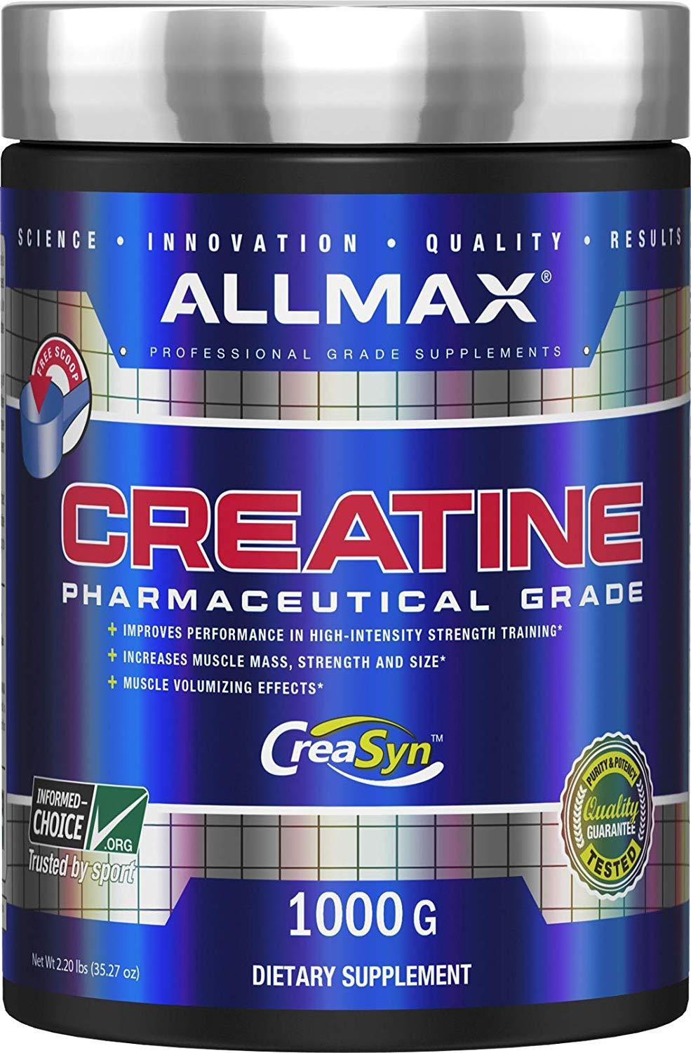 ALLMAX Nutrition, Creatine Powder, 400-1000g (80-200 sers) - Ultimate Sup Singapore