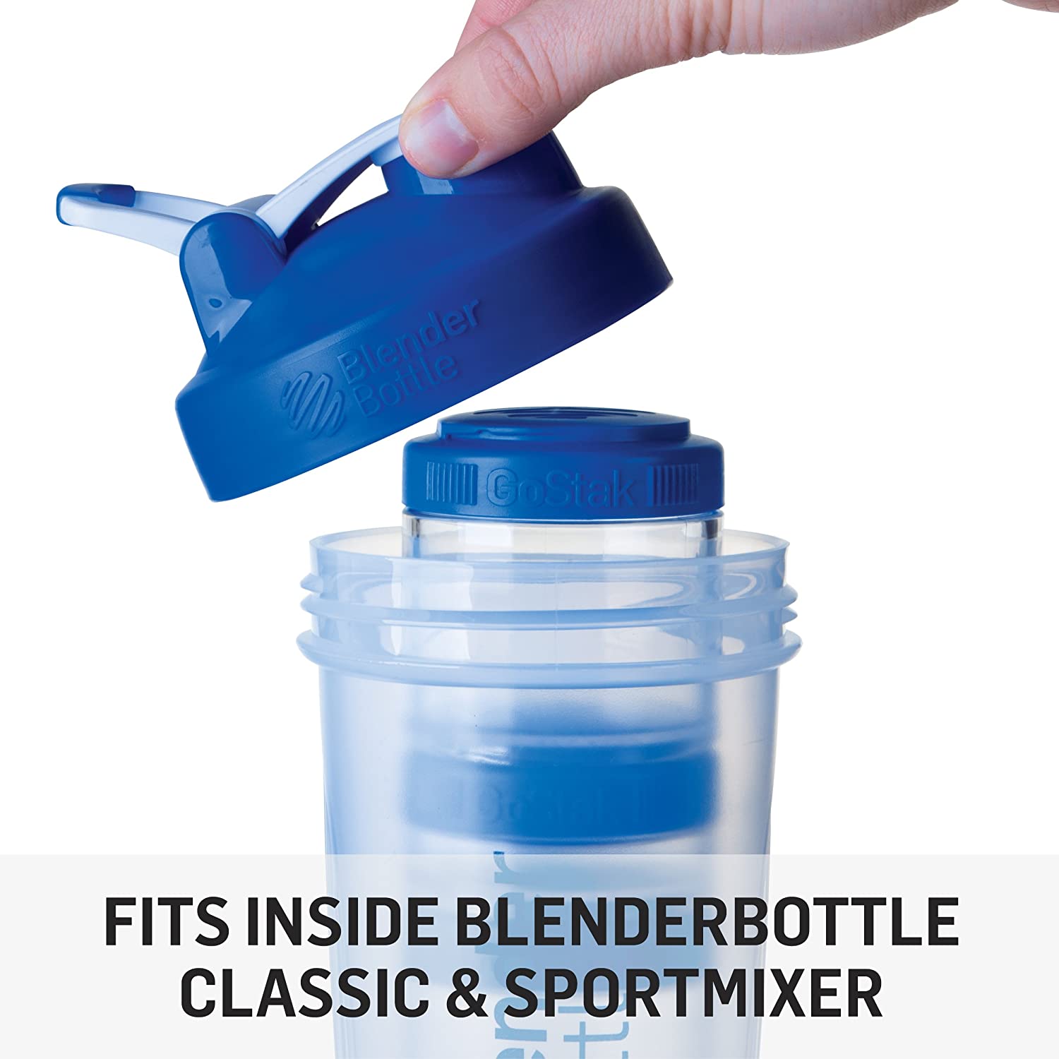 Blender Bottle, GOSTAK Starter Protein Powder Container, 4Pak - Ultimate Sup Singapore