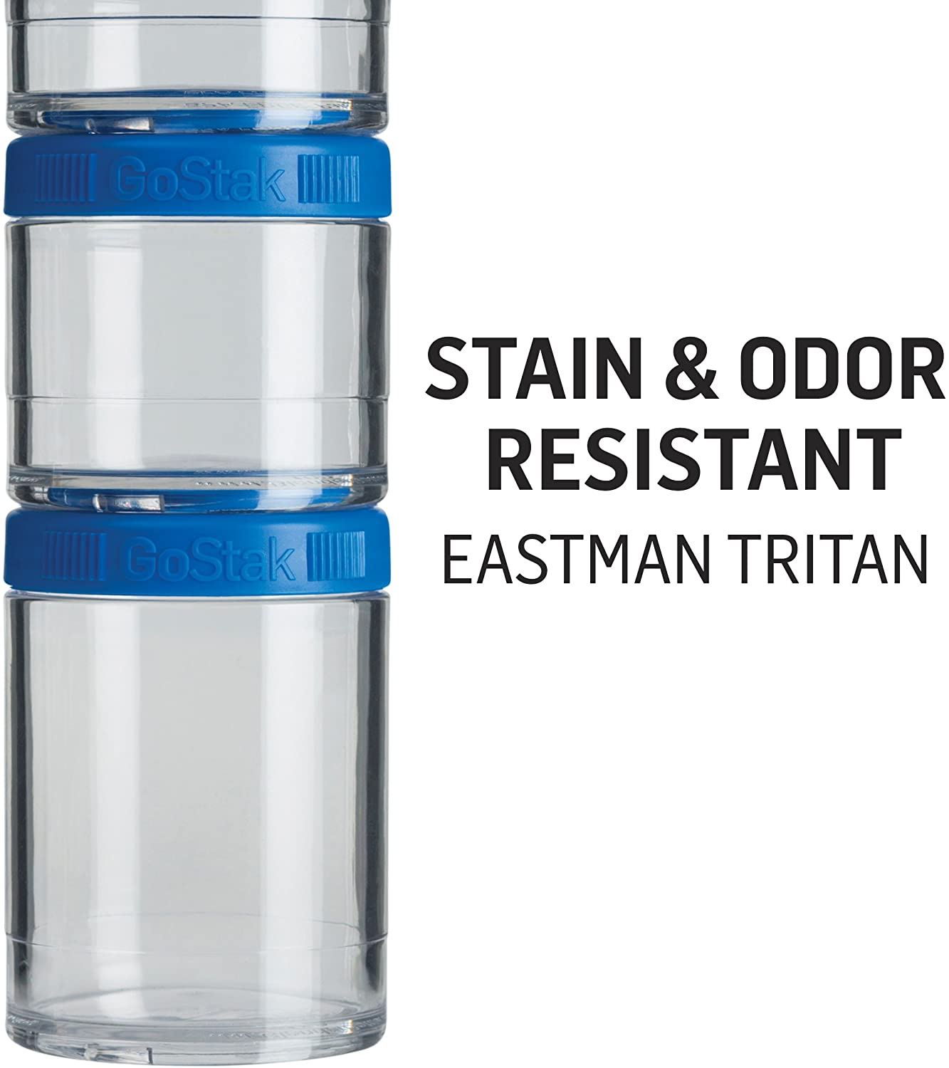 Blender Bottle, GOSTAK Starter Protein Powder Container, 4Pak - Ultimate Sup Singapore