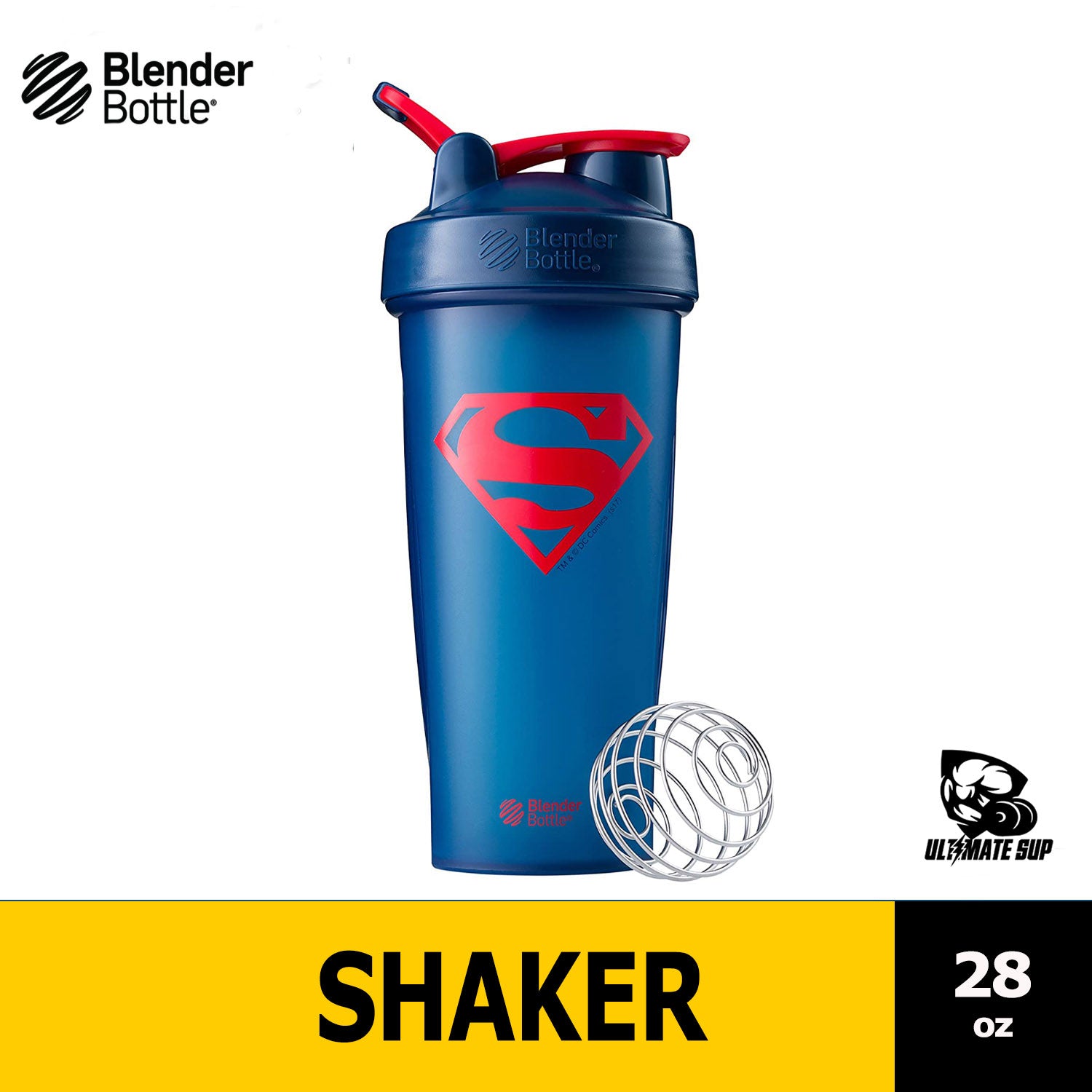 Blender Bottle Justice League Superhero Special Edition 28oz - Ultimate Sup Singapore