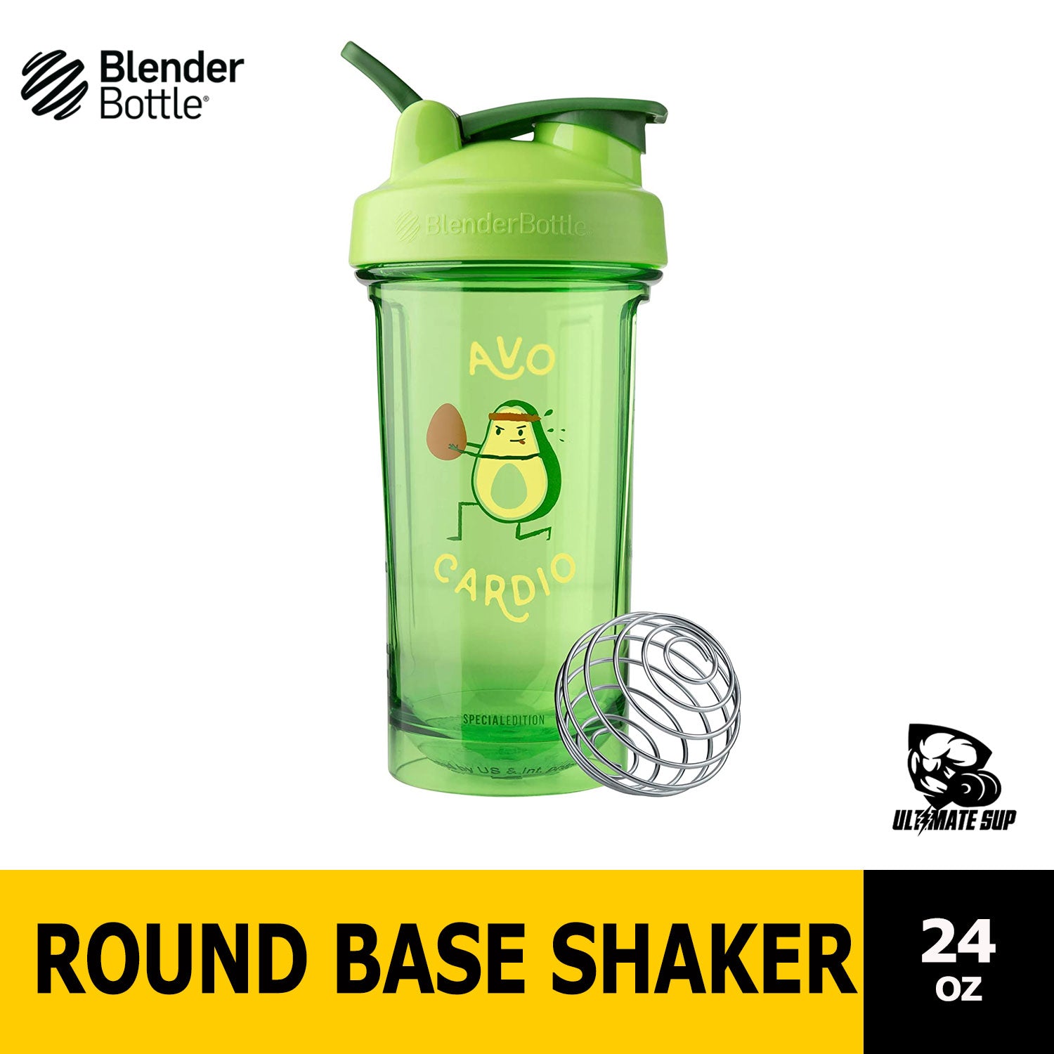 BlenderBottle | Pro Series Odor-Resistant Shaker Foodie Special Edition | 24oz - Ultimate Sup Singapore