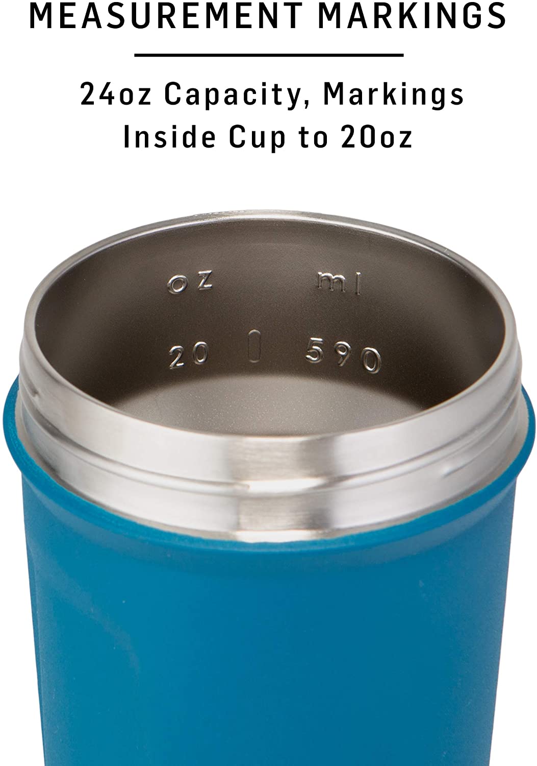 BlenderBottle, STRADA Insulated Stainless Steel Protein Shaker, 24 oz - Ultimate Sup Singapore