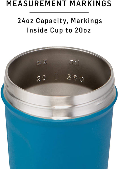 BlenderBottle, STRADA Insulated Stainless Steel Protein Shaker, 24 oz - Ultimate Sup Singapore