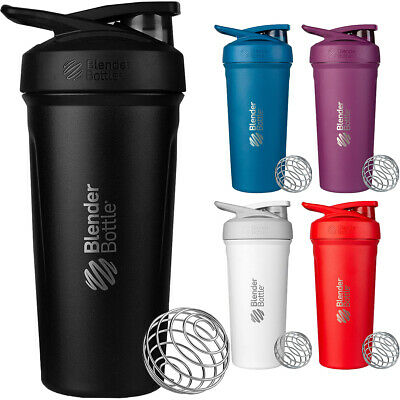 BlenderBottle, STRADA Insulated Stainless Steel Protein Shaker, 24 oz - Ultimate Sup Singapore