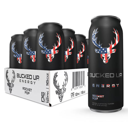 Bucked Up Energy, Extreme Energy And Focus Drink, 3-12 cans - Ultimate Sup Singapore