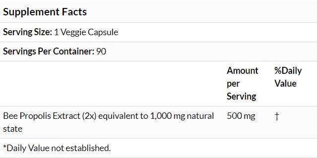 California Gold Nutrition, Bee Propolis 2X, 500 mg, 90-240 Caps - Ultimate Sup Singapore