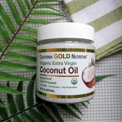 California Gold Nutrition, Coconut Oil, 16 fl oz - Ultimate Sup Singapore