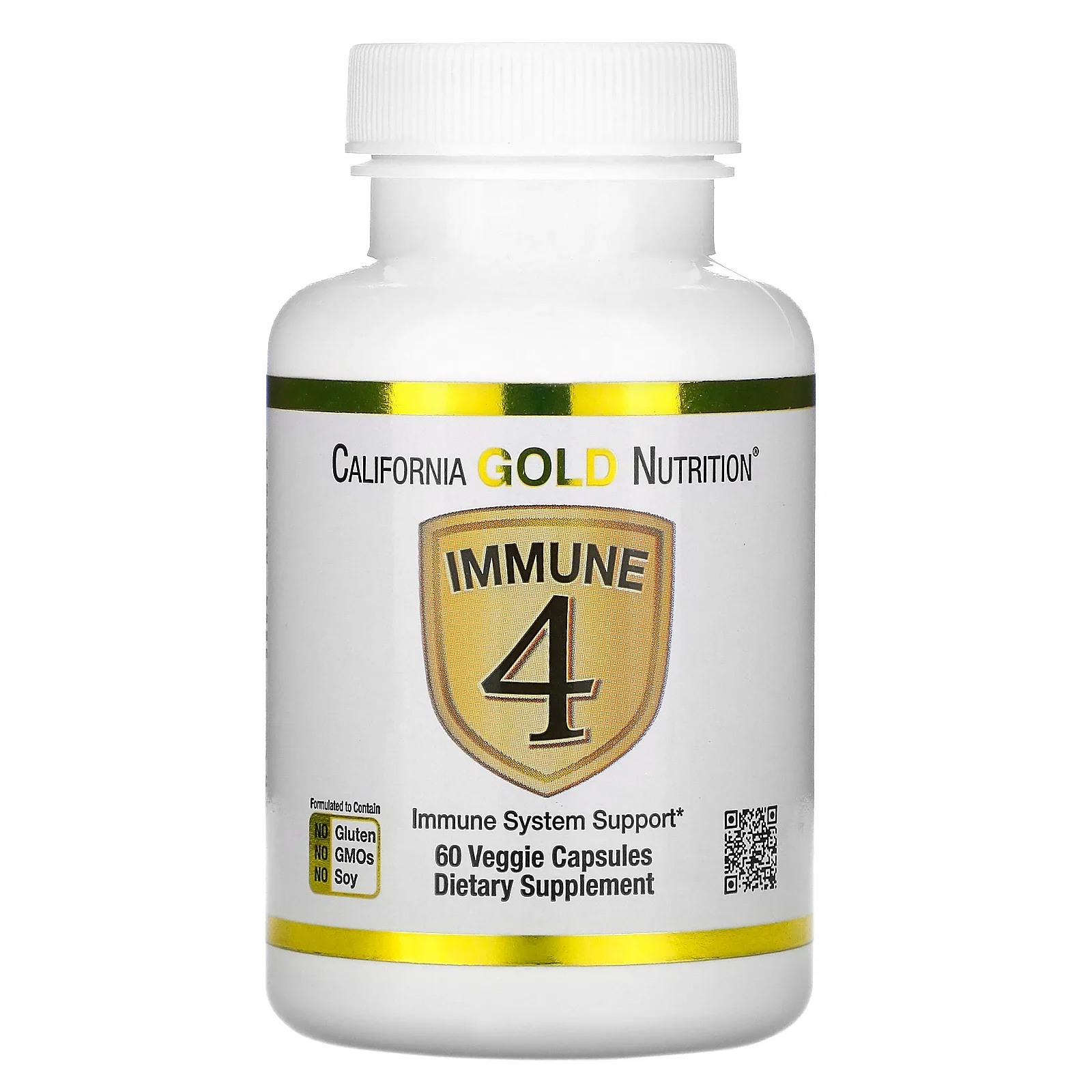 California Gold Nutrition, Immune 4, 60 Caps - Ultimate Sup Singapore