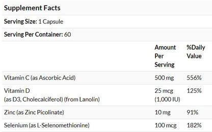 California Gold Nutrition, Immune 4, 60 Caps - Ultimate Sup Singapore