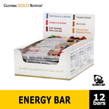 California Gold Nutrition | Variety Pack Snack Bars | 12 Bars 40g Each - Ultimate Sup Singapore