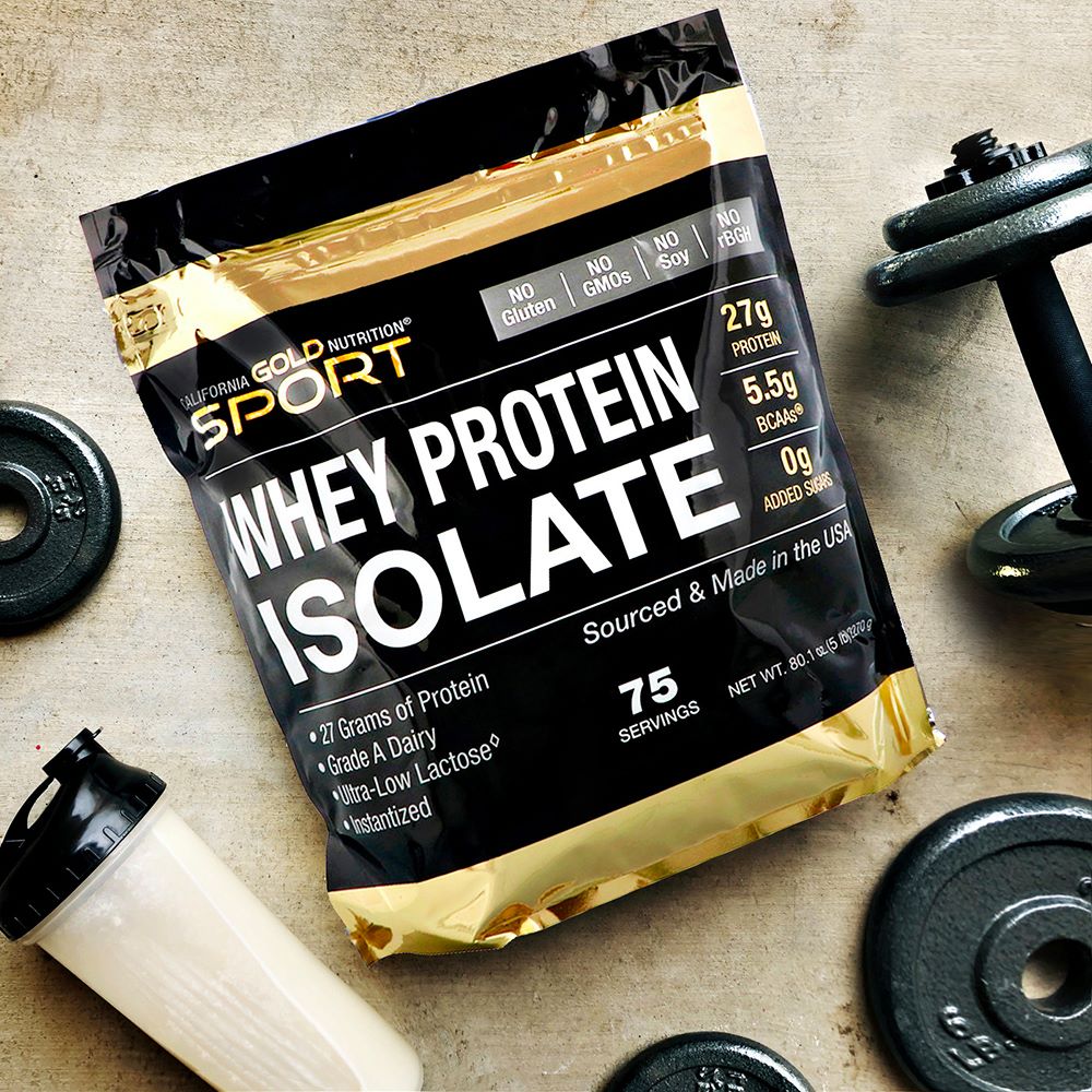 California Gold Nutrition, Whey Protein Isolate, Various Flavors, 1-5lbs - Ultimate Sup Singapore