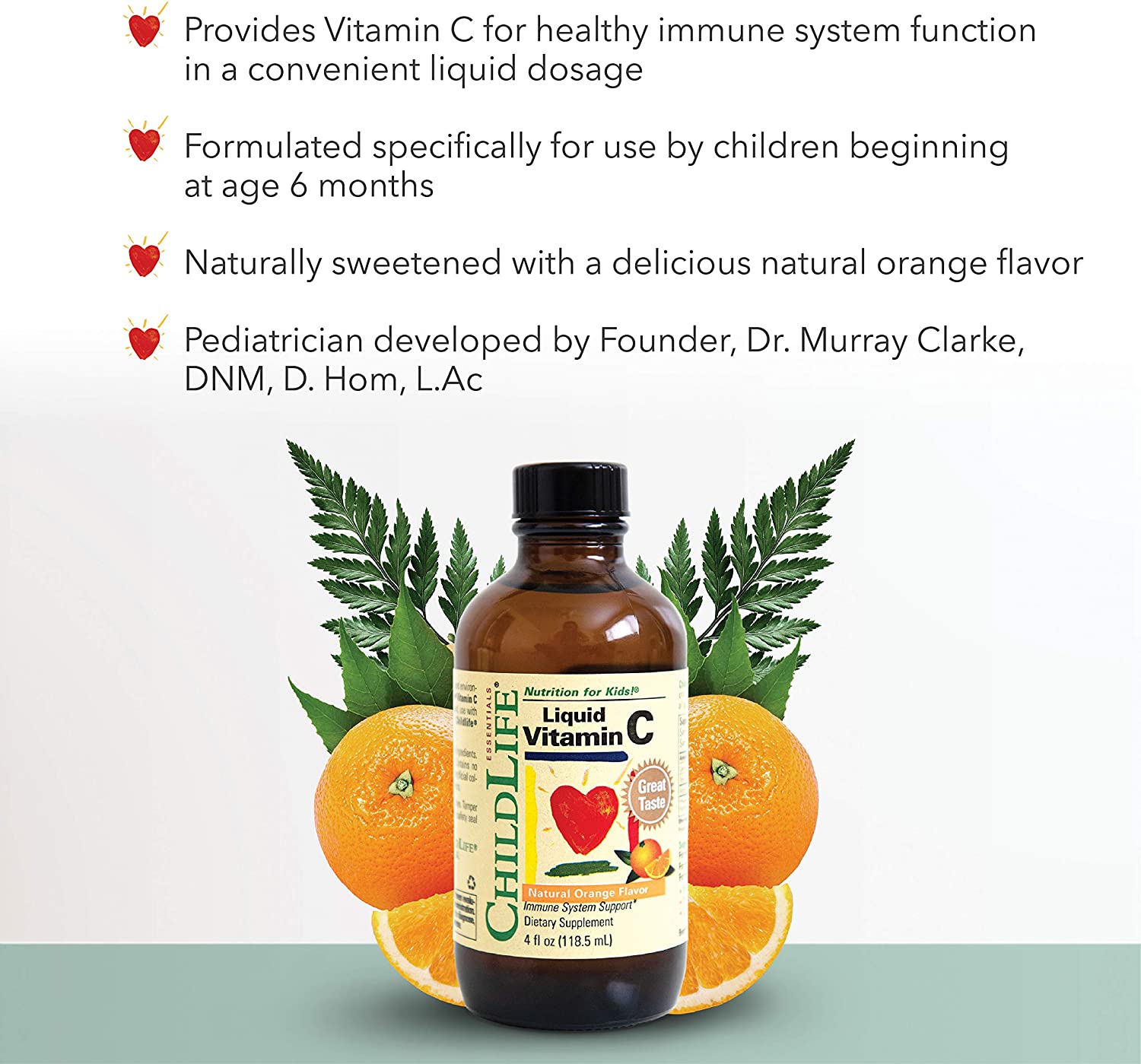 ChildLife, Essentials, Liquid Vitamin C, Natural Orange, 4 fl oz (118.5 ml) - Ultimate Sup Singapore