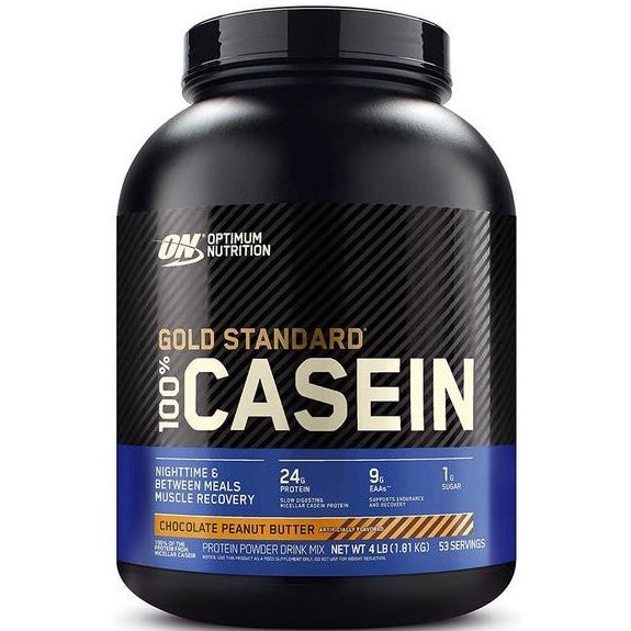 Optimum Nutrition Gold Standard 100%, Casein, Protein Powder, Amino Acid, Muscle Gainer, For Workout, Chocolate 4 lbs - Ultimate Sup Singapore