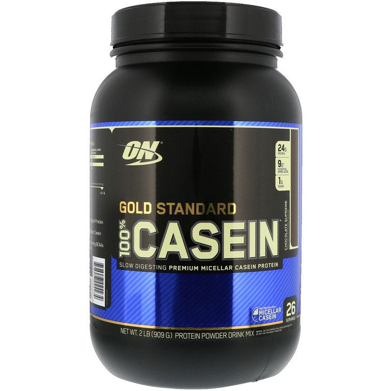 Optimum Nutrition Gold Standard 100%, Casein, Protein Powder, Amino Acid, Muscle Gainer, For Workout, Chocolate 4 lbs - Ultimate Sup Singapore