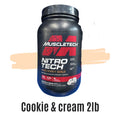 MuscleTech, Nitro Tech Whey Gold, 2-8lbs, cookies & cream 2lb