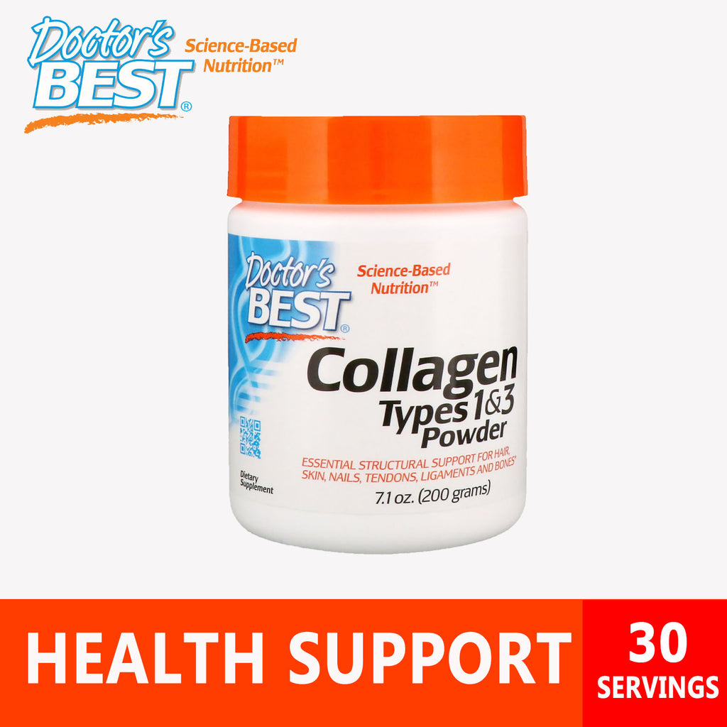 Doctor's Best, Collagen, Types 1 & 3 Powder, 7.1 oz (200 g) Ultimate Sup