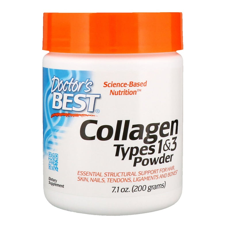 Doctor's Best, Collagen, Types 1 & 3 Powder, 7.1 oz (200 g) - Ultimate Sup Singapore