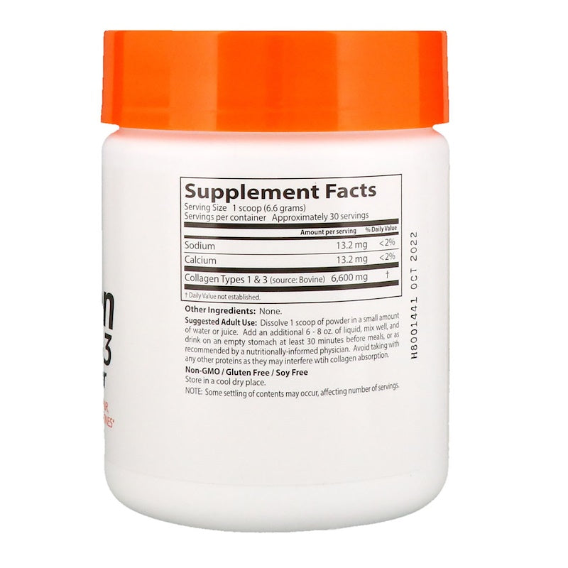 Doctor's Best, Collagen, Types 1 & 3 Powder, 7.1 oz (200 g) - Ultimate Sup Singapore