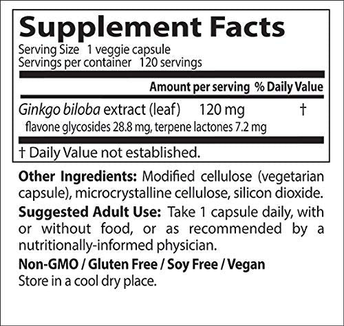 Doctor's Best, Extra Strength Ginkgo, 120 mg, 120 Veggie Caps - Ultimate Sup Singapore