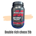 MuscleTech, Nitro Tech Whey Gold, 2-8lbs, bouble chocolate 2 lbs