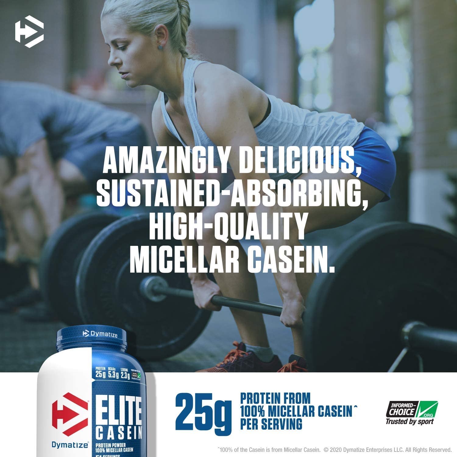 Dymatize Nutrition, Elite Casein, 2lbs - Ultimate Sup Singapore